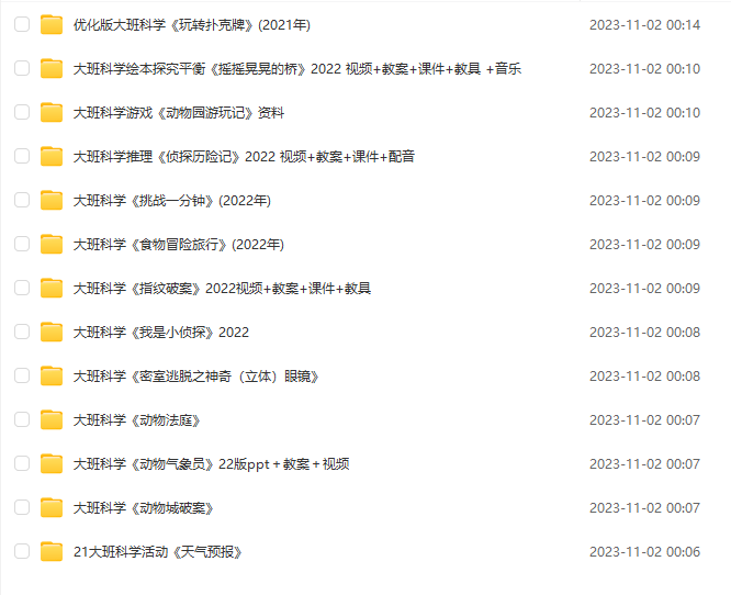 幼兒園小中大班公開(kāi)課資料大全 含視頻、教案、課件、動(dòng)畫(huà)