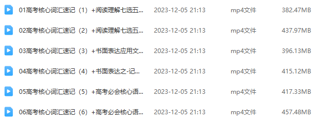 董宇輝高中英語(yǔ)課程視頻合集 全套網(wǎng)盤下載